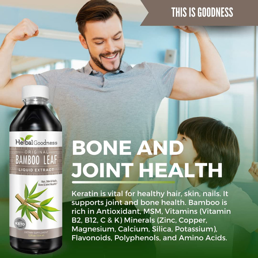 Herbal Goodness papaya-bamboo-silica label highlights organic ingredients.