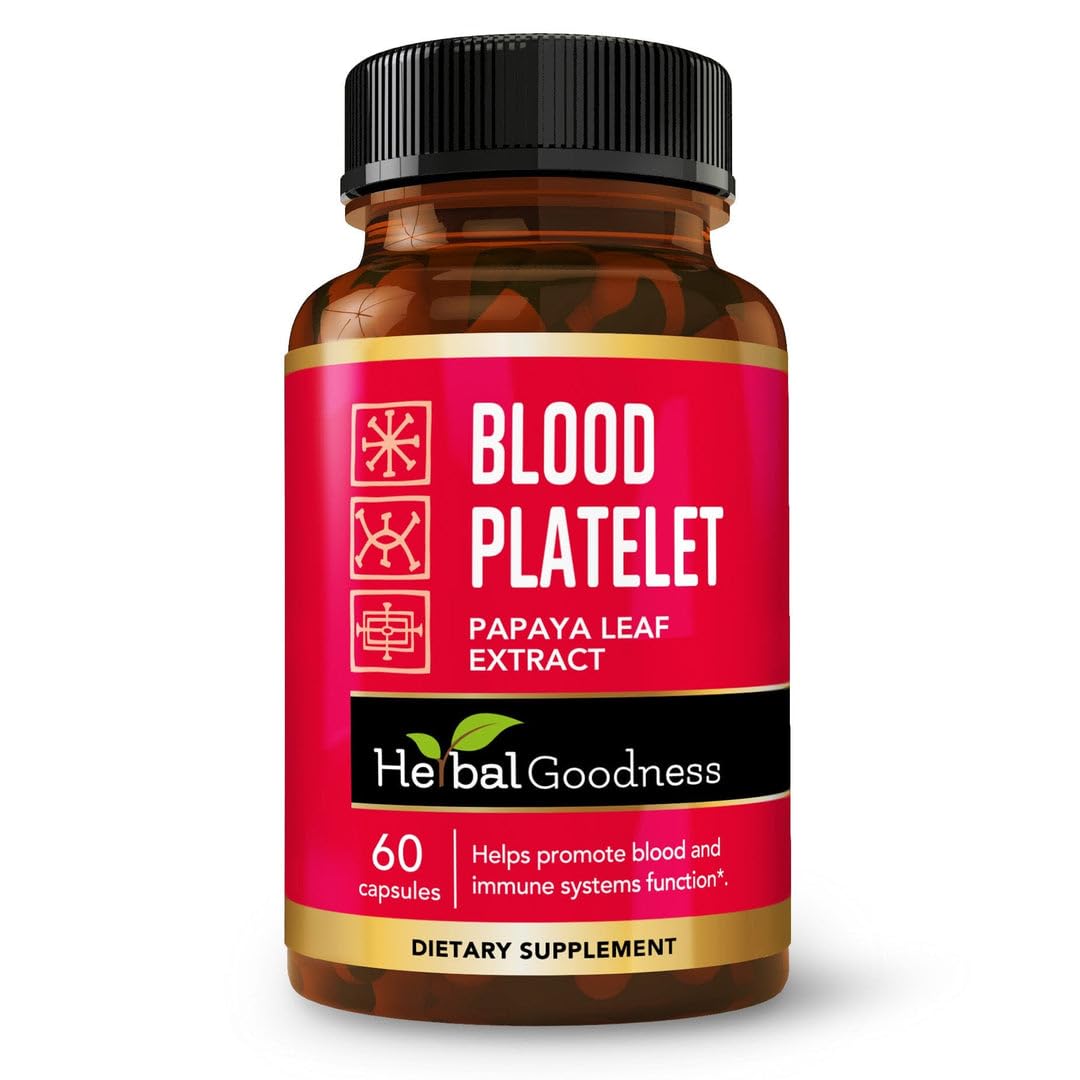 Herbal Goodness papaya leaf extract capsules bottle for daily wellness