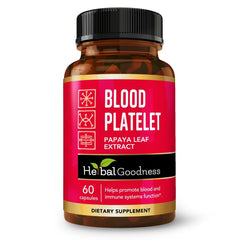 Herbal Goodness papaya leaf extract capsules bottle for daily wellness