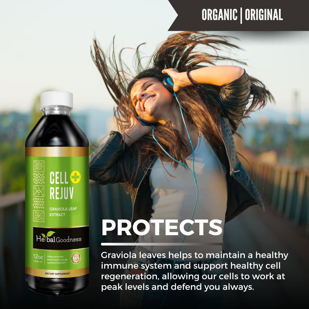 Herbal Goodness Soursop Extract label—organic quality you can trust.