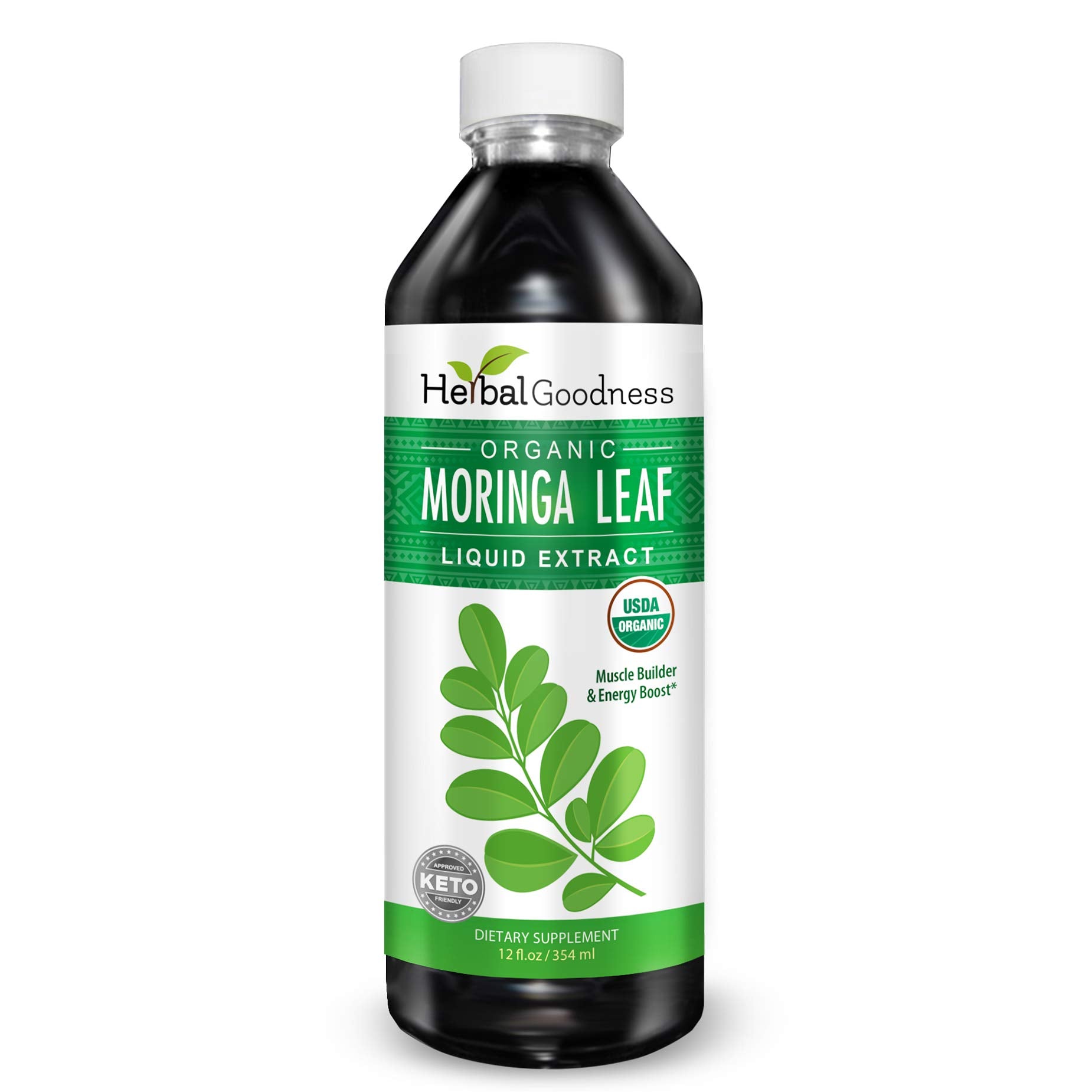 Herbal Papaya Moringa bottle showing organic liquid extract for daily wellness