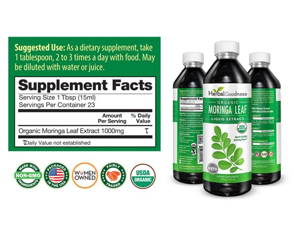 Herbal Papaya Moringa liquid highlights immune-friendly nutrients