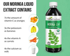 Herbal Papaya Moringa liquid is plant-based, organic, non-GMO
