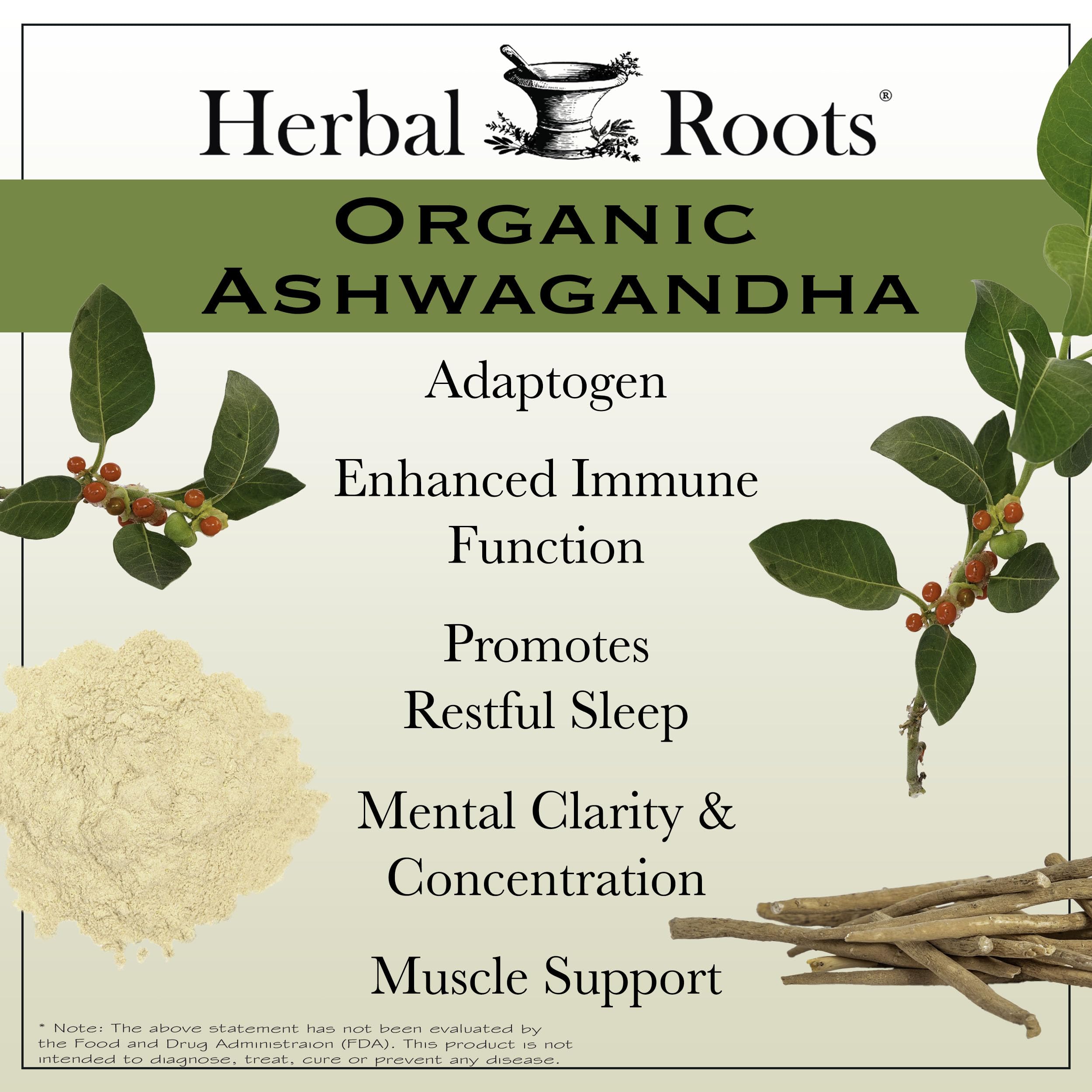 Herbal Roots Ashwagandha Capsules close-up of capsules for easy dosing.
