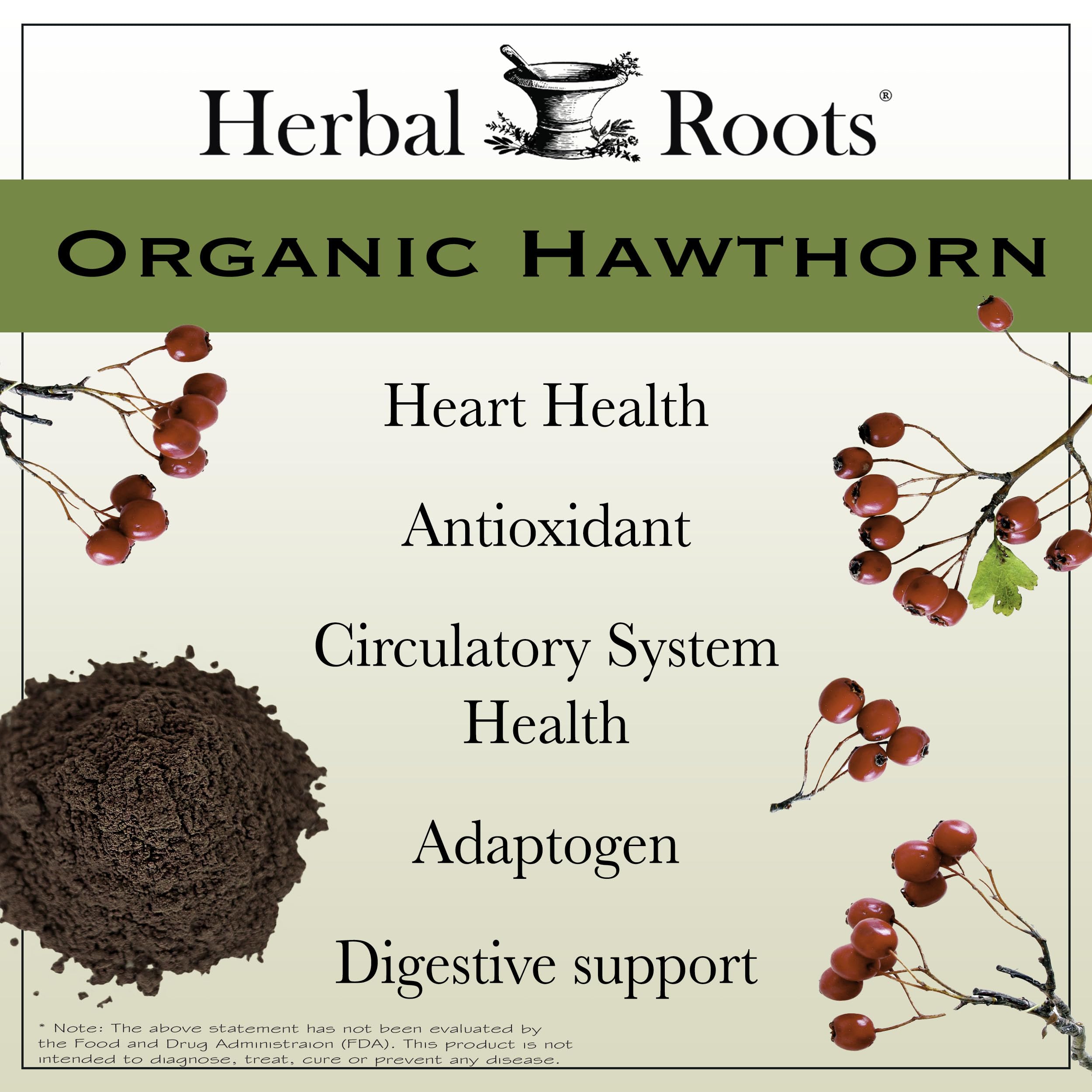 Herbal Roots Organic certification seal on packaging