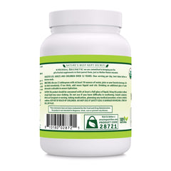 Herbal Secrets USA-made label emphasizes guaranteed purity and potency.