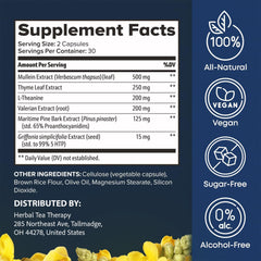 BREATHE PM label detail emphasizes GMO-free USA-made formula