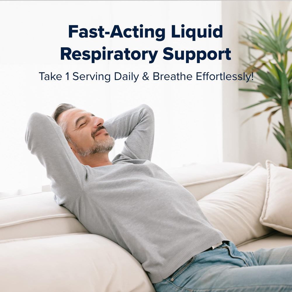 Mullein leaf imagery suggests gentle tissue comfort and natural mucus support.