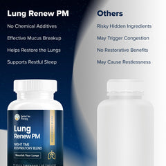 Lung Renew PM resealable packaging for convenient nightly use by Herbal Tea Therapy