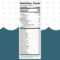 Herbal Vineyards Gold Sea Moss packaging close-up, non-GMO and clean sourcing