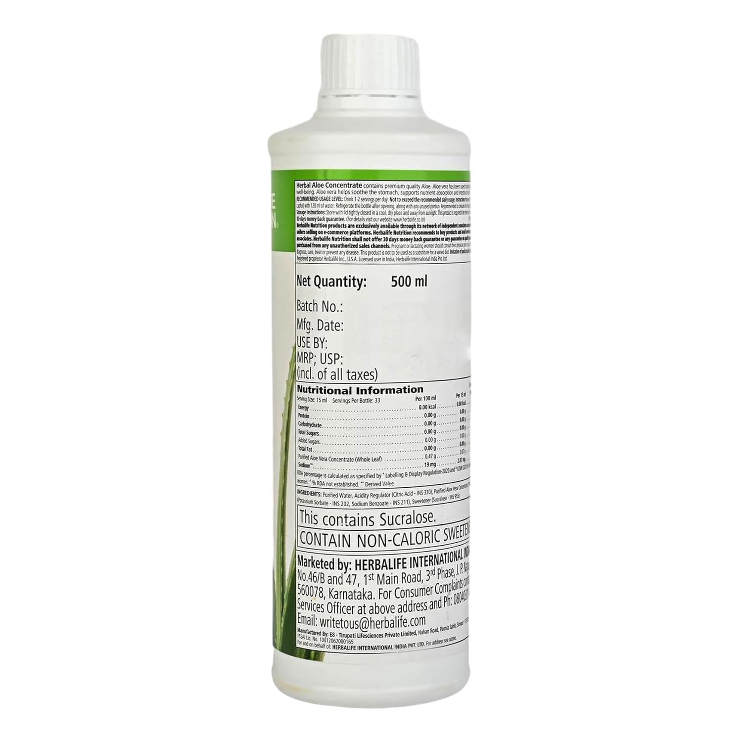 Herbalife Aloe Cranberry Concentrate glass serve—refreshing flavor for gentle digestion.