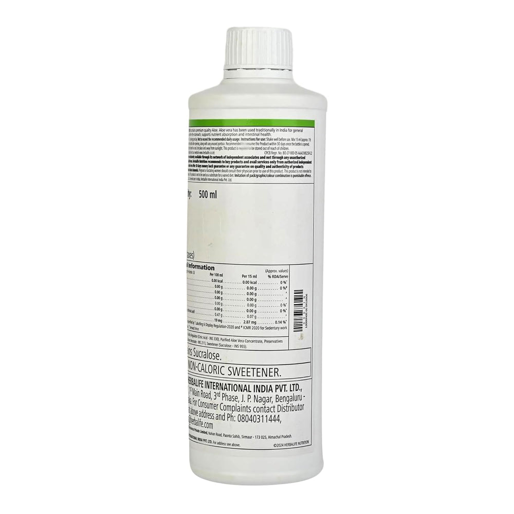Herbalife Aloe Cranberry Concentrate label—premium aloe formula with natural cranberry flavor.