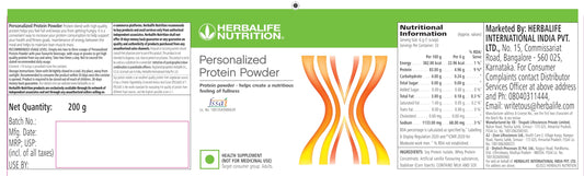 Herbalife Formula 1 powder scoop close-up for convenient daily protein boost.