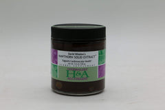 Herbalist & Alchemist hawthorn solid extract bottle for easy daily use and berry flavor.