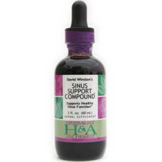 Herbalist & Alchemist Sinus Support Compound bottle for daily sinus comfort.
