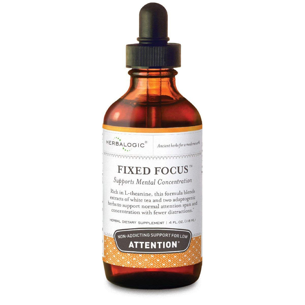 Herbalogic Fixed Focus bottle pour supports quick, precise dosing for better concentration.