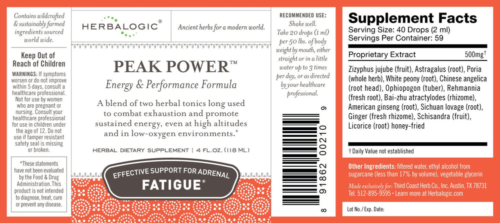 Herbalogic Peak Power bottle pour demonstrates easy daily use