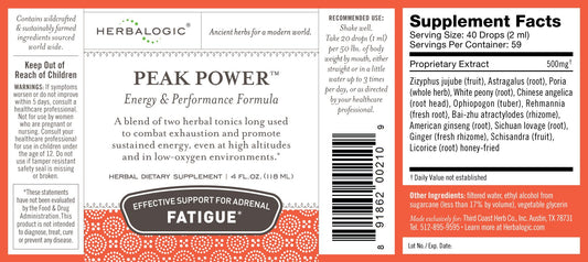 Herbalogic Peak Power bottle pour demonstrates easy daily use