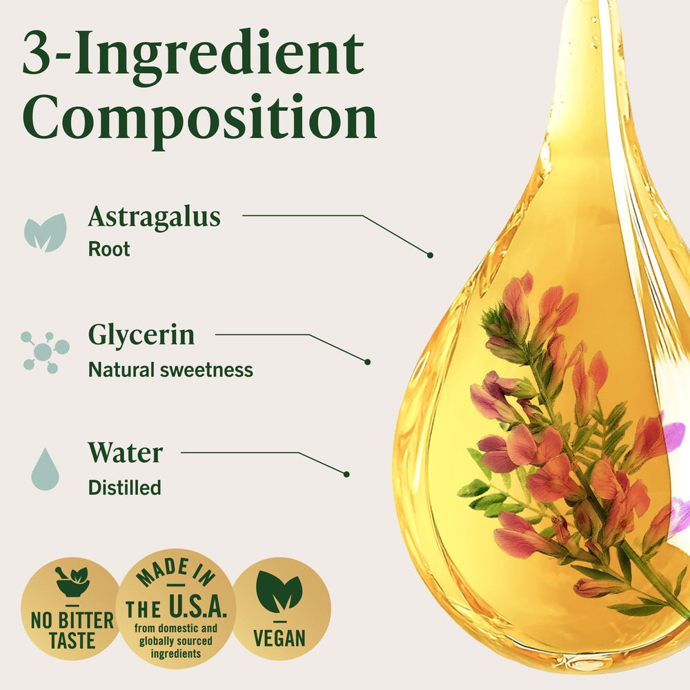 HERBAMAMA glycerin-based Astragalus Drops liquid highlights smooth taste