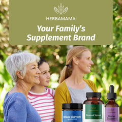HERBAMAMA broccoli sprouts capsules daily use with meals suggestion