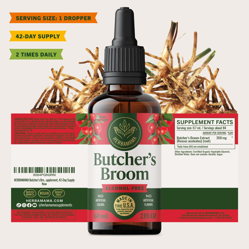 Vegan symbol on packaging emphasizes alcohol- and sugar-free formulation.