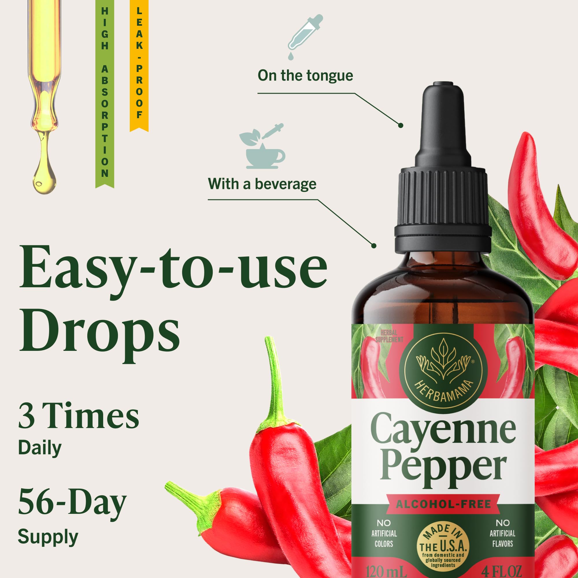Non-GMO, sugar-free supplement in tincture form