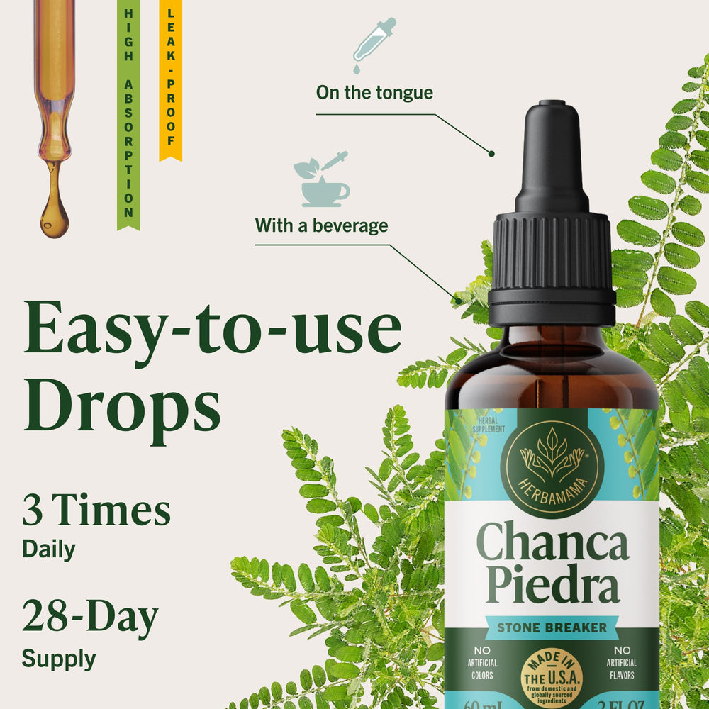 Drops added to water for convenient daily use.
