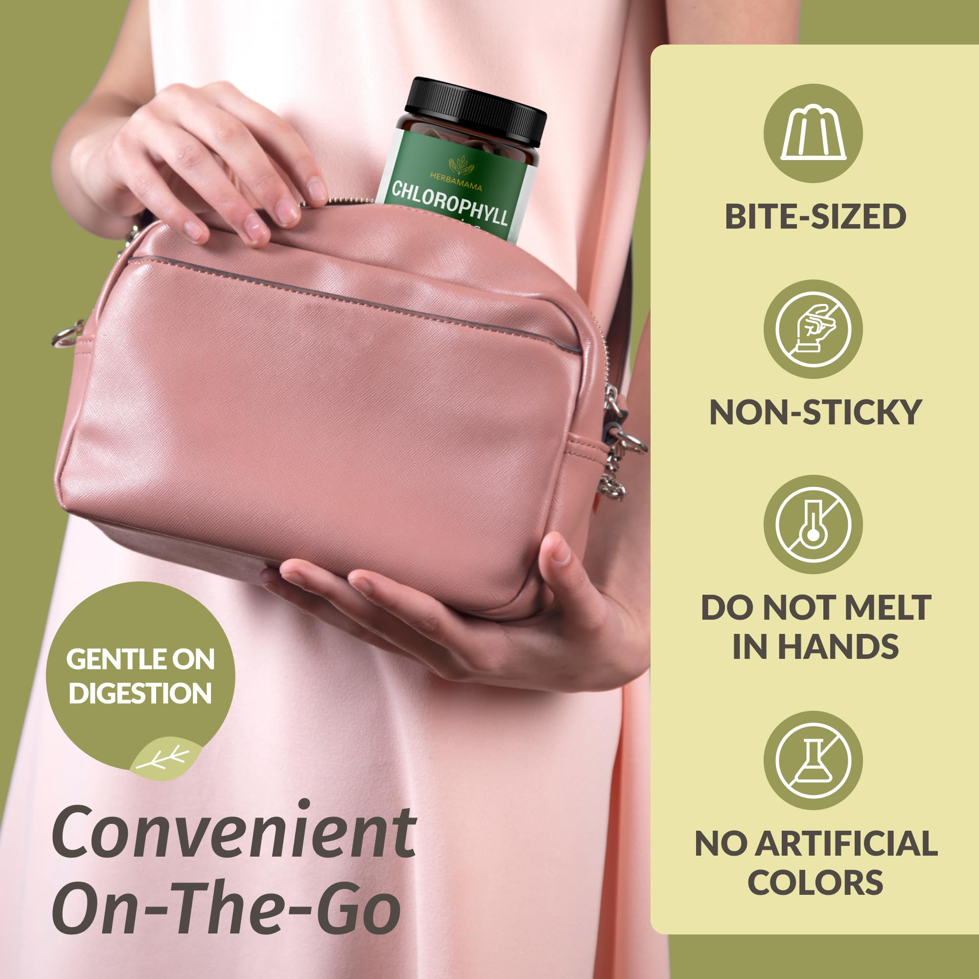Travel-friendly HERBAMAMA packaging for on-the-go antioxidant support
