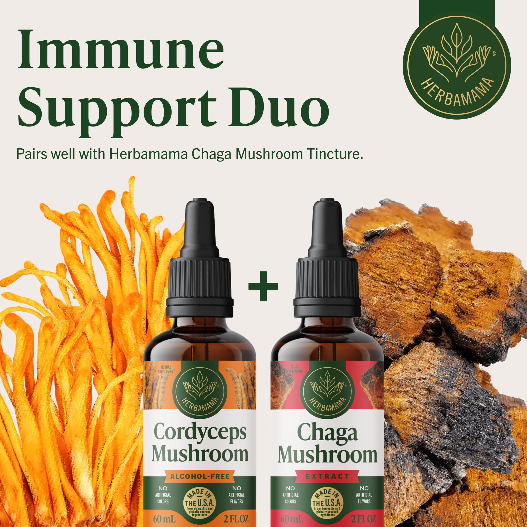 Cordyceps tincture being added to a smoothie for routine use.