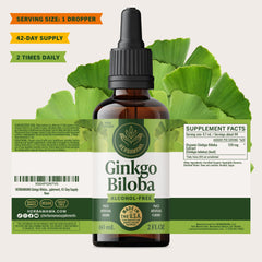 Packaging image communicates 42-day supply and vegan, non-GMO promise.