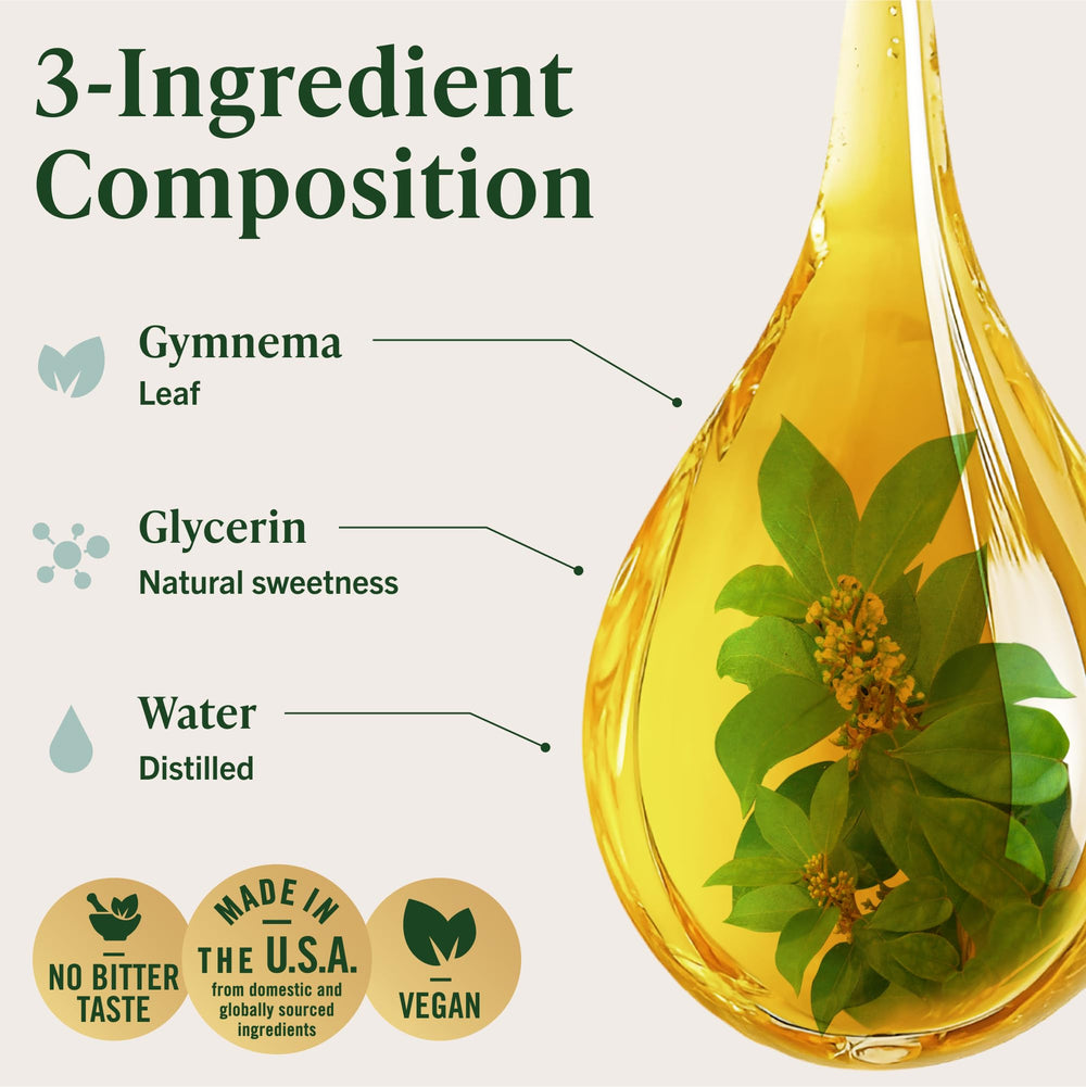 HERBAMAMA Gymnema Sylvestre Drops dropper usage ready for twice-daily dosing.