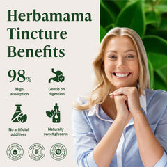HERBAMAMA Gymnema Sylvestre Drops on tongue for quick, convenient dosing.