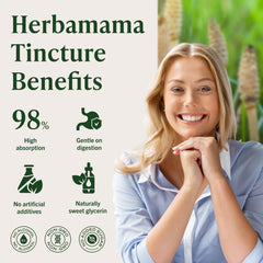 HERBAMAMA Horsetail Leaves highlight natural sourcing and silica-rich format