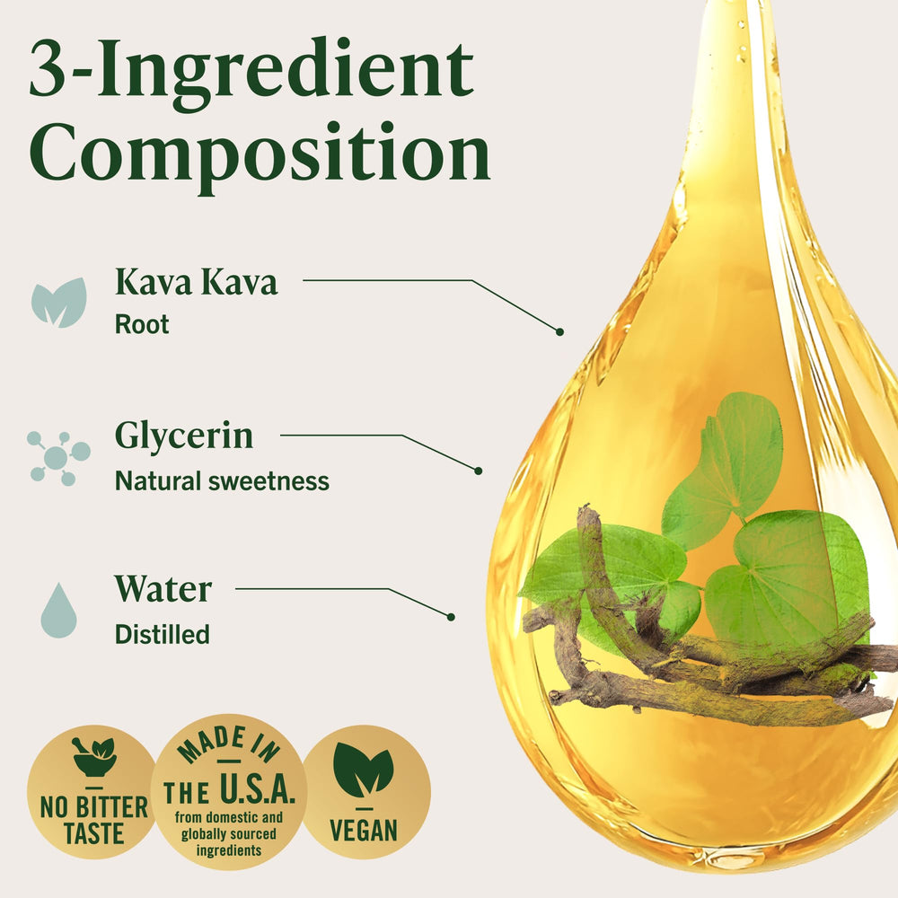 Herbamama Kava Kava Drops bottle shake ready for relaxation.