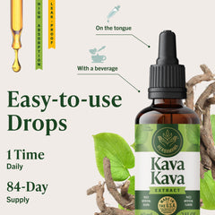 Herbamama Kava Kava Drops ingredients list shows kava root clarity.