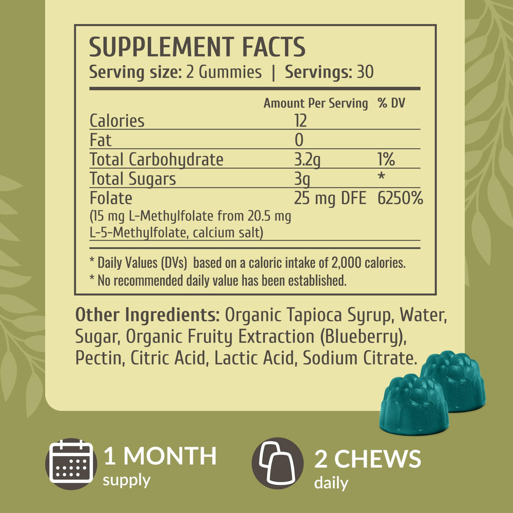 HERBAMAMA gummies in a jar show blueberry flavor, vegan and non-GMO for daily use.