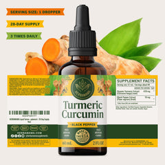 Under-tongue application of HERBAMAMA turmeric drops for quick delivery