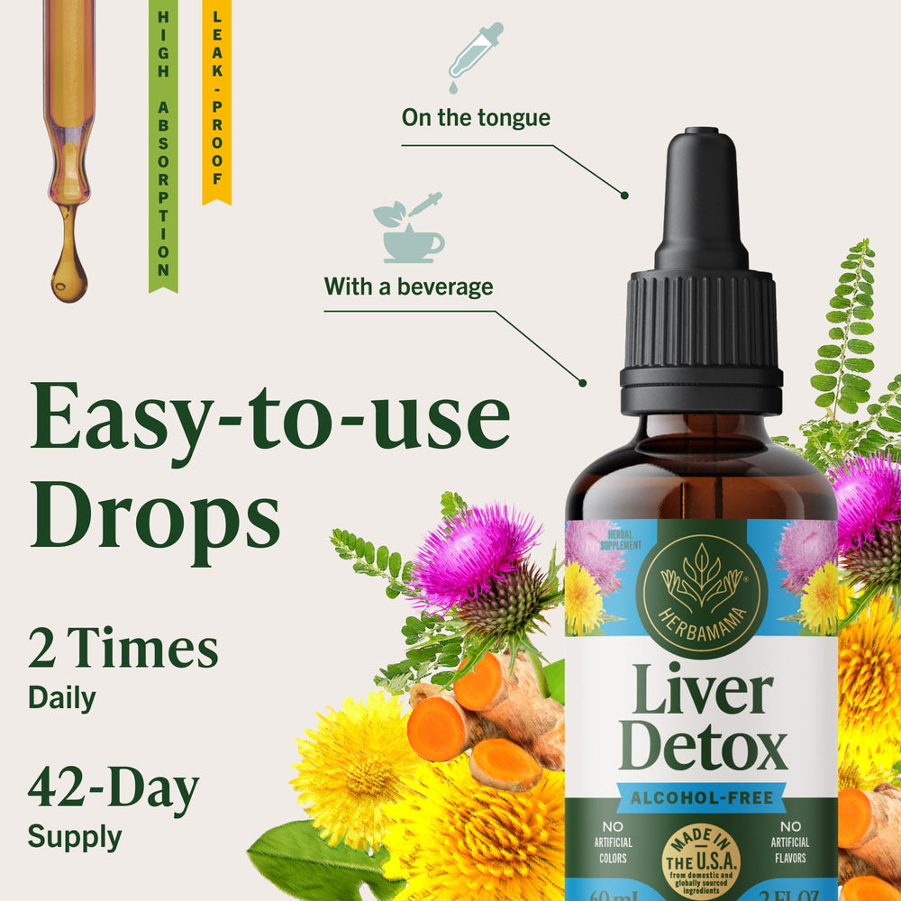 HERBAMAMA Liver Detox chanca piedra close-up for traditional blend