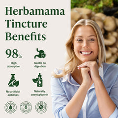HERBAMAMA tincture added to tea shows versatile routine inclusion