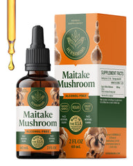 HERBAMAMA Maitake tincture bottle for convenient daily immune support