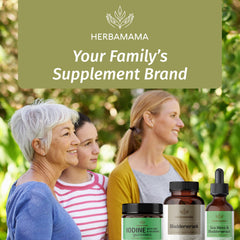 HERBAMAMA product on kitchen counter with lifestyle setup