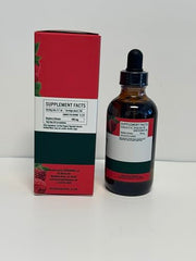 HERBAMAMA Raspberry Ketones tincture bottle highlights vegan, non-GMO extract