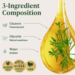 HERBAMAMA vegan non-GMO label on tincture bottle.