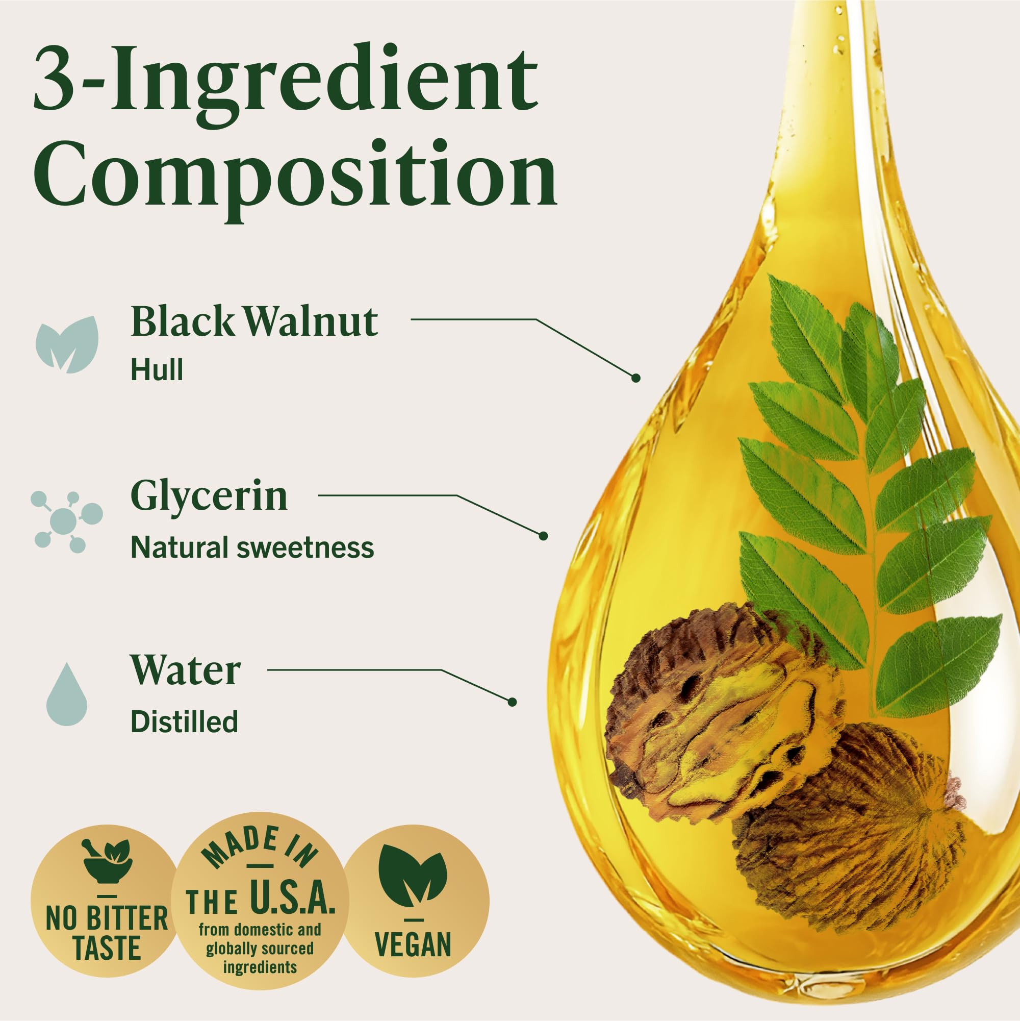 Vegetable glycerin base shown as the smooth sweetness carrier