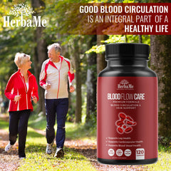 HerbaMe label close-up suggests a trusted daily supplement for ongoing vitality.