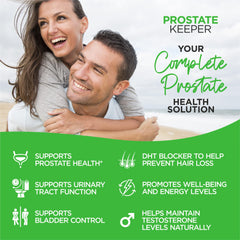 HerbaMe Prostate Support capsules close-up showcases the plant-based blend.