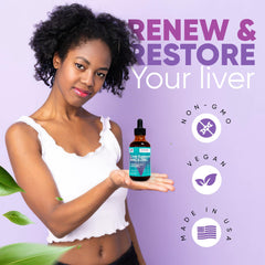 Herbana Liver Support Drops glass bottle conveys premium tincture design