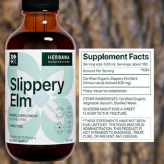 HERBANA Slippery Elm Bark Drops dropper dispensing medicine