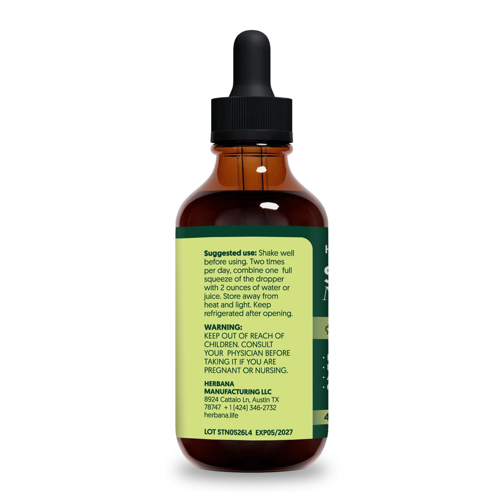 HERBANA USA-made bottle showcased for trusted quality and clean sourcing.