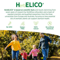 HerbELICO tablet in hand demonstrates simple daily use